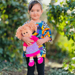 Bigjigs Toys Maggie - Medium Soft Plush Ragdoll, 34cm Tall