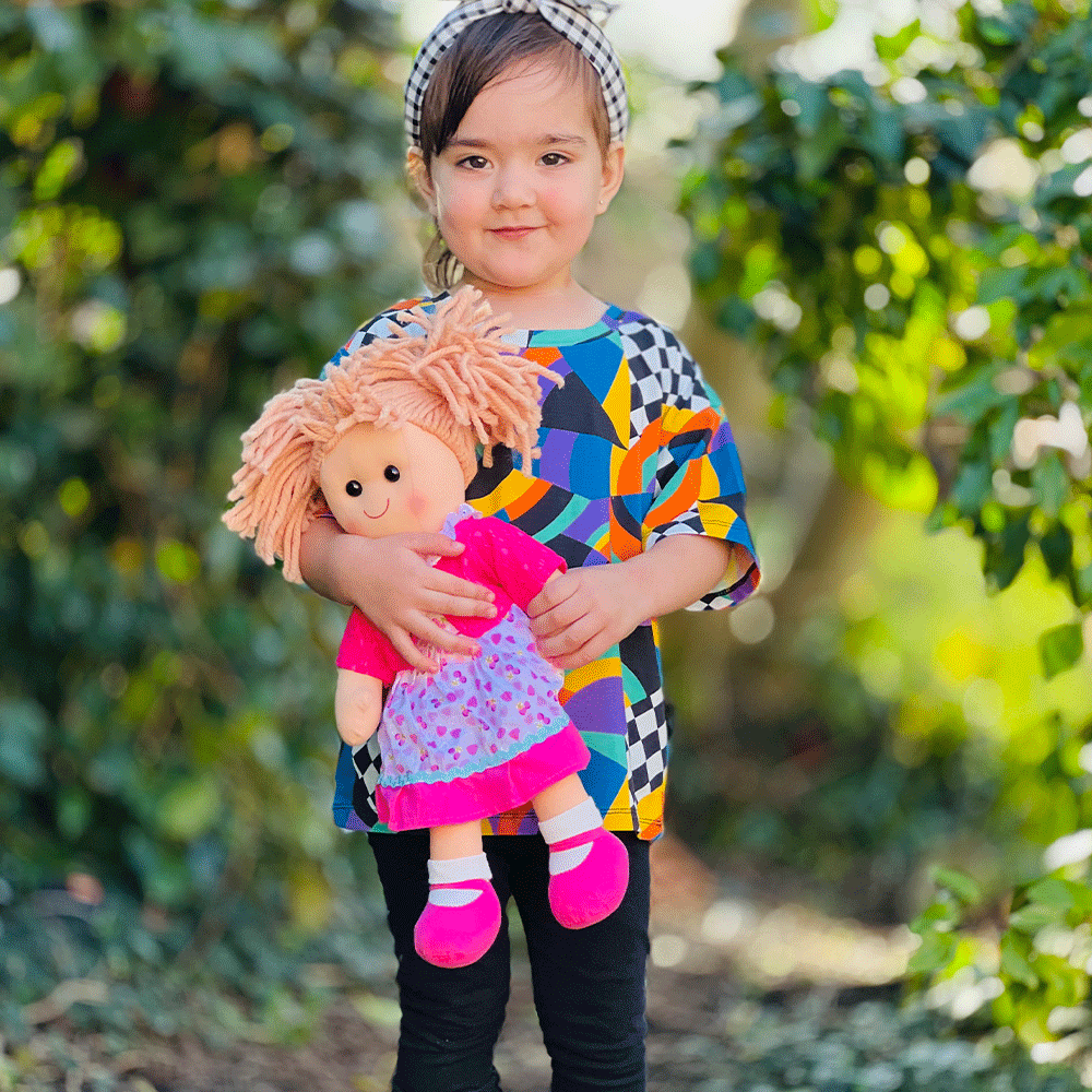 Bigjigs Toys Maggie - Medium Soft Plush Ragdoll, 34cm Tall