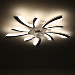 Striped Ceiling Fan Light 30.7 Inch Led With 3-color Dimming, Reversible Quiet Motor, 6-speed, 2.4g App & Remote Control, Sleep Timer | Black