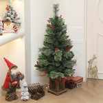 4ft Prelit Christmas Tree, 100 Led Lights, Modes