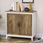 Farmhouse Storage Cabinet Sideboard With 2 Doors