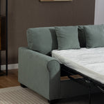 Lewiston Fabric Pull Out Sofabed | Duck Egg