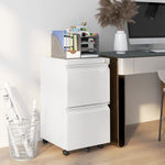 Steel File Cabinet With Lock Hanging Bar For Letter A4 | One Size | White