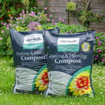 Marshalls Garden Potting & Planting Compost 50l — Peat-reduced (60%) With 6-month Feed - 2 x 50l
