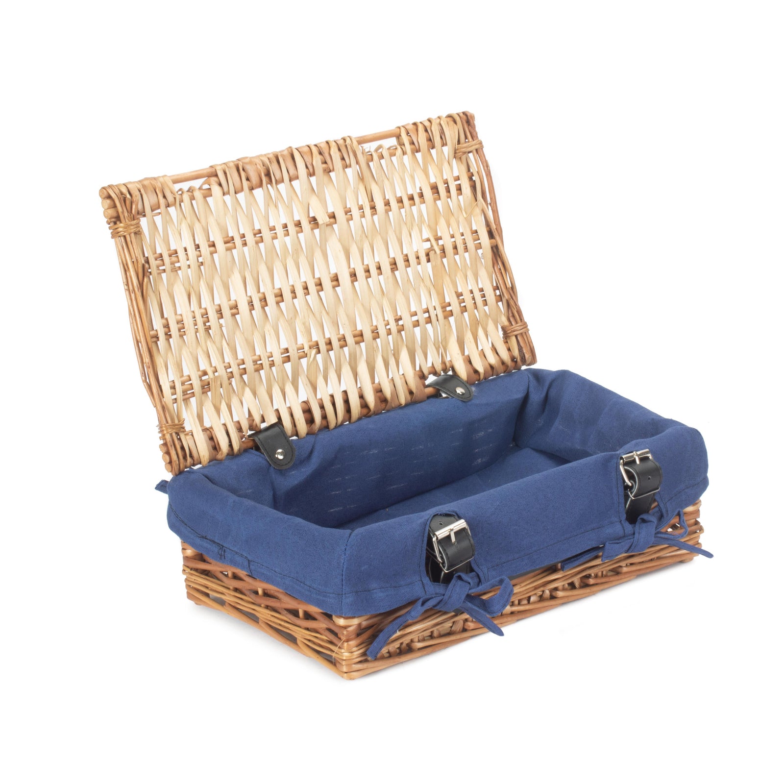 Wicker Small Packaging Hamper | Blue