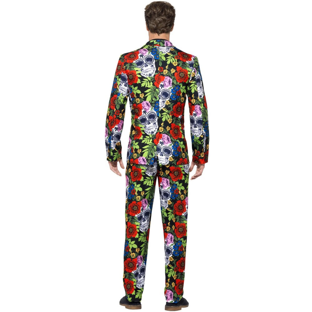 Day Of The Dead Suit, With Jacket, Trousers & Tie | XL