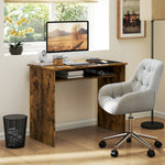 Computer Desk Writing Table Study Workstation Storage | Brown