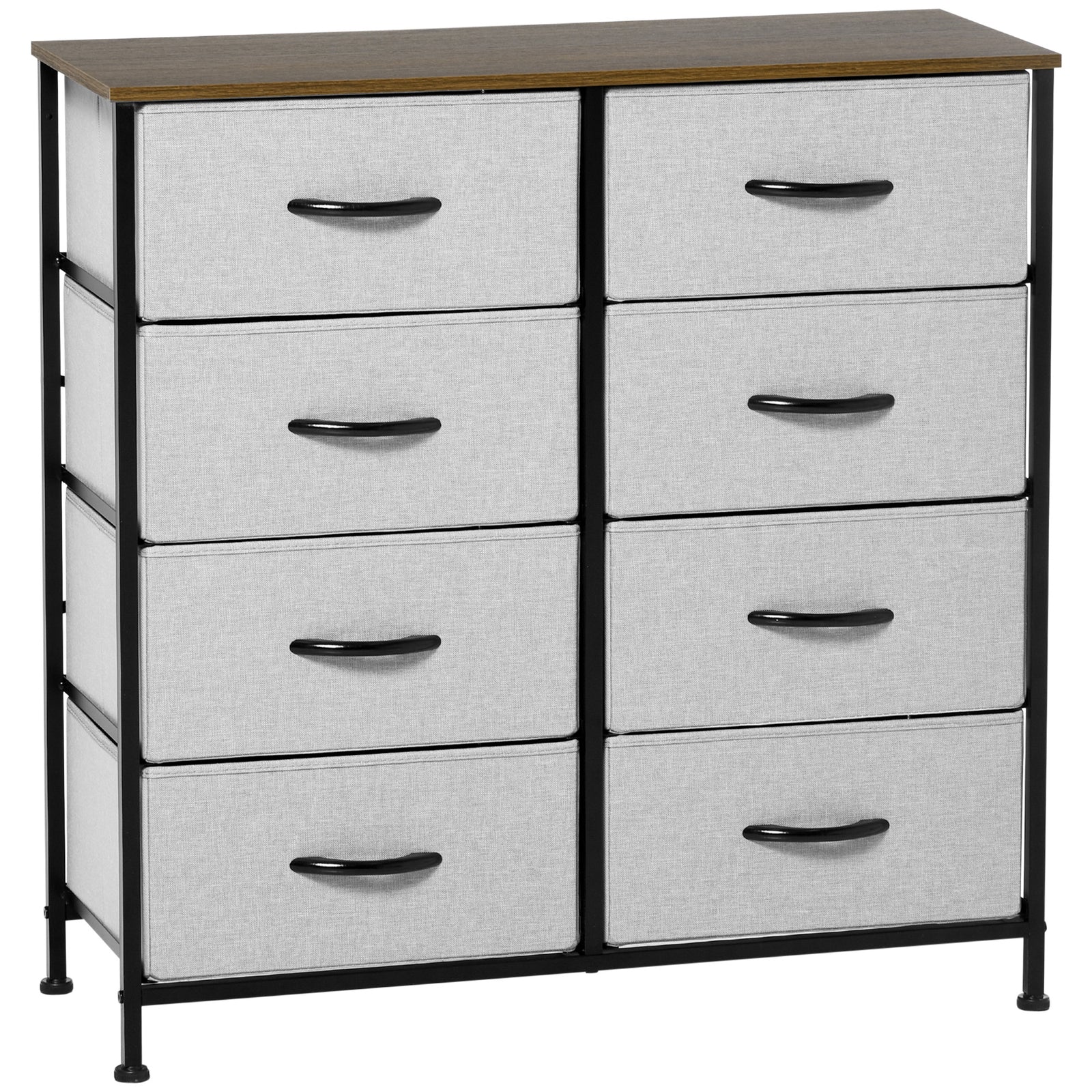 6/8 Drawer Fabric Chest Of Drawers W/ Wooden Top For Closet | Large