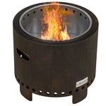 Smokeless Fire Pit W/ Poker, Metal