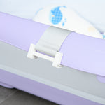 Foldable Baby Bathtub W/ Non-slip Support Legs, Cushion Pad | Purple