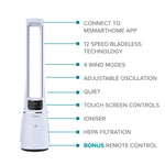 Cool + Purify Bladeless Fan With Free Msmarthome App