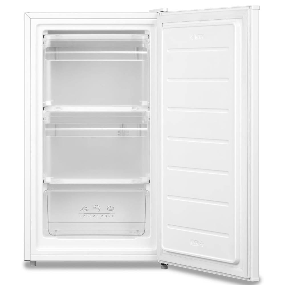60l Freestanding Under Counter Upright Freezer Adjustable Thermostat