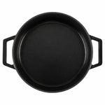 Cooks Professional Set Of 3 Cast Iron Casserole Dishes - 20, 26 & 28cm
