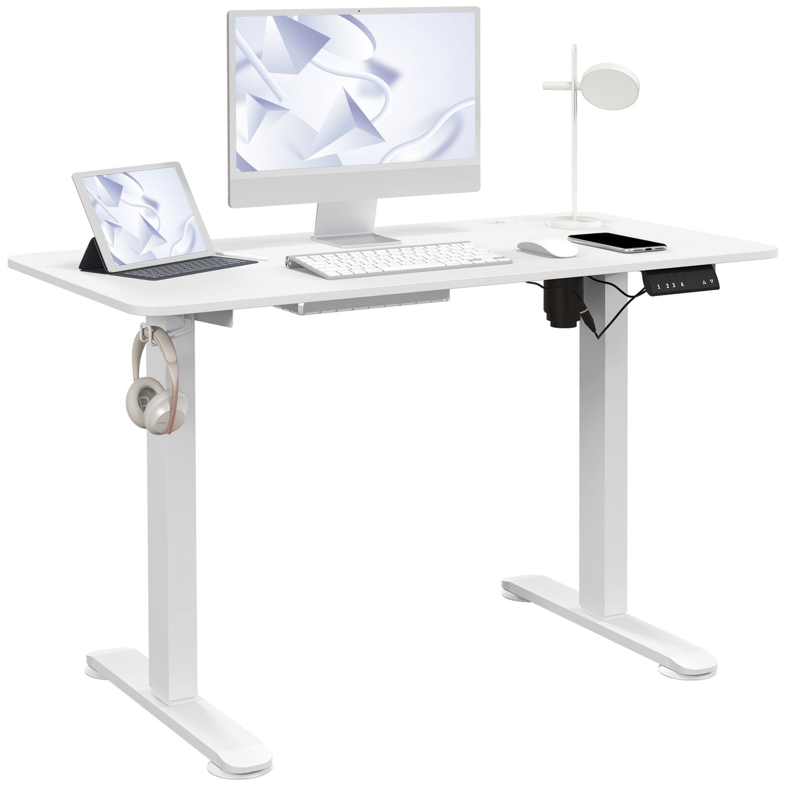 Electric Standing Desk For Home Office White