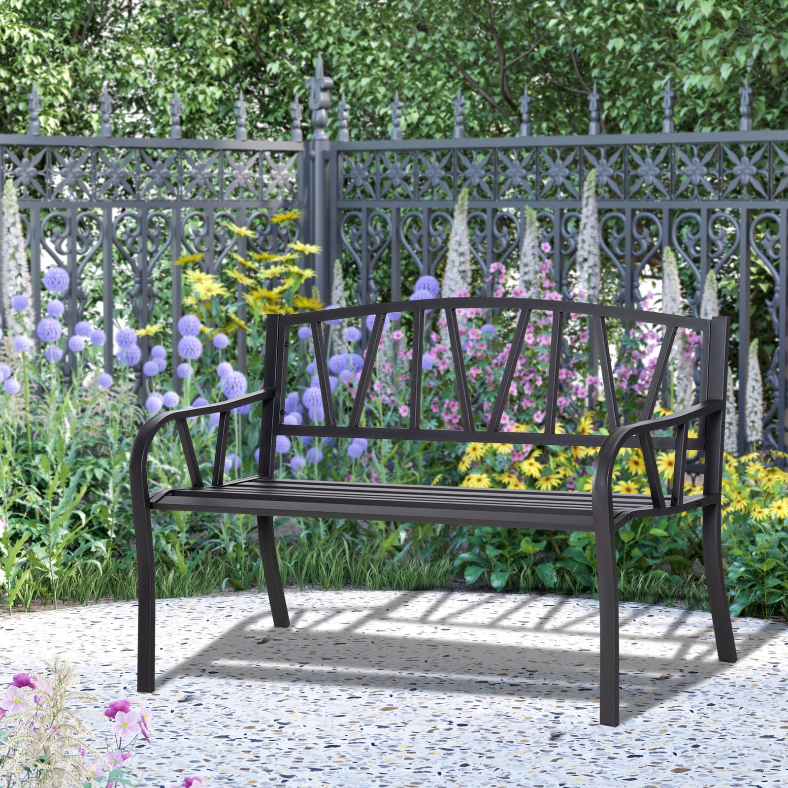 Metal Loveseat Outdoor Furniture
