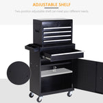 2 In 1 Metal Tool Cabinet With Pegboard