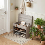 Breeins 3-tier Shoe Storage Bench With Cushioned Seat & Anti-tip Kit