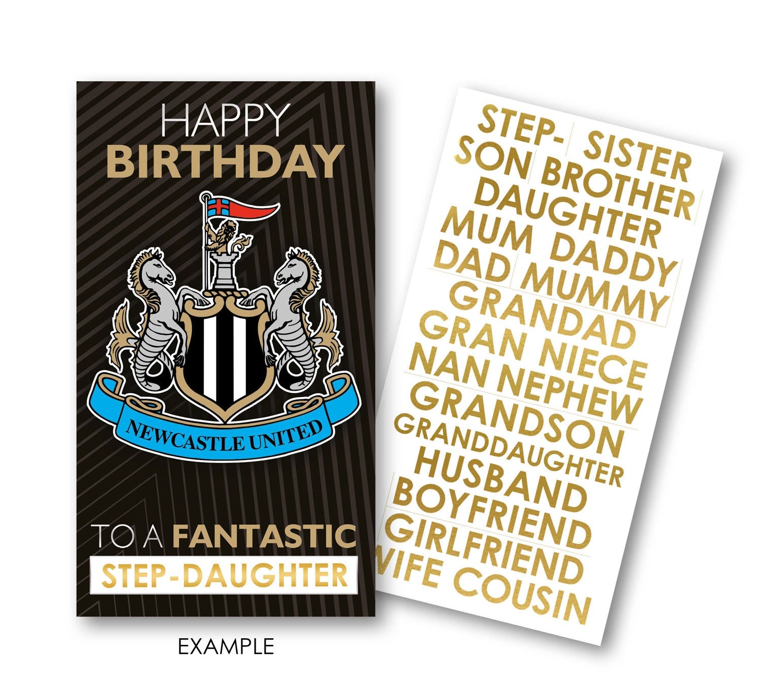 Birthday Card Personalise With Sticker Sheet Official Product