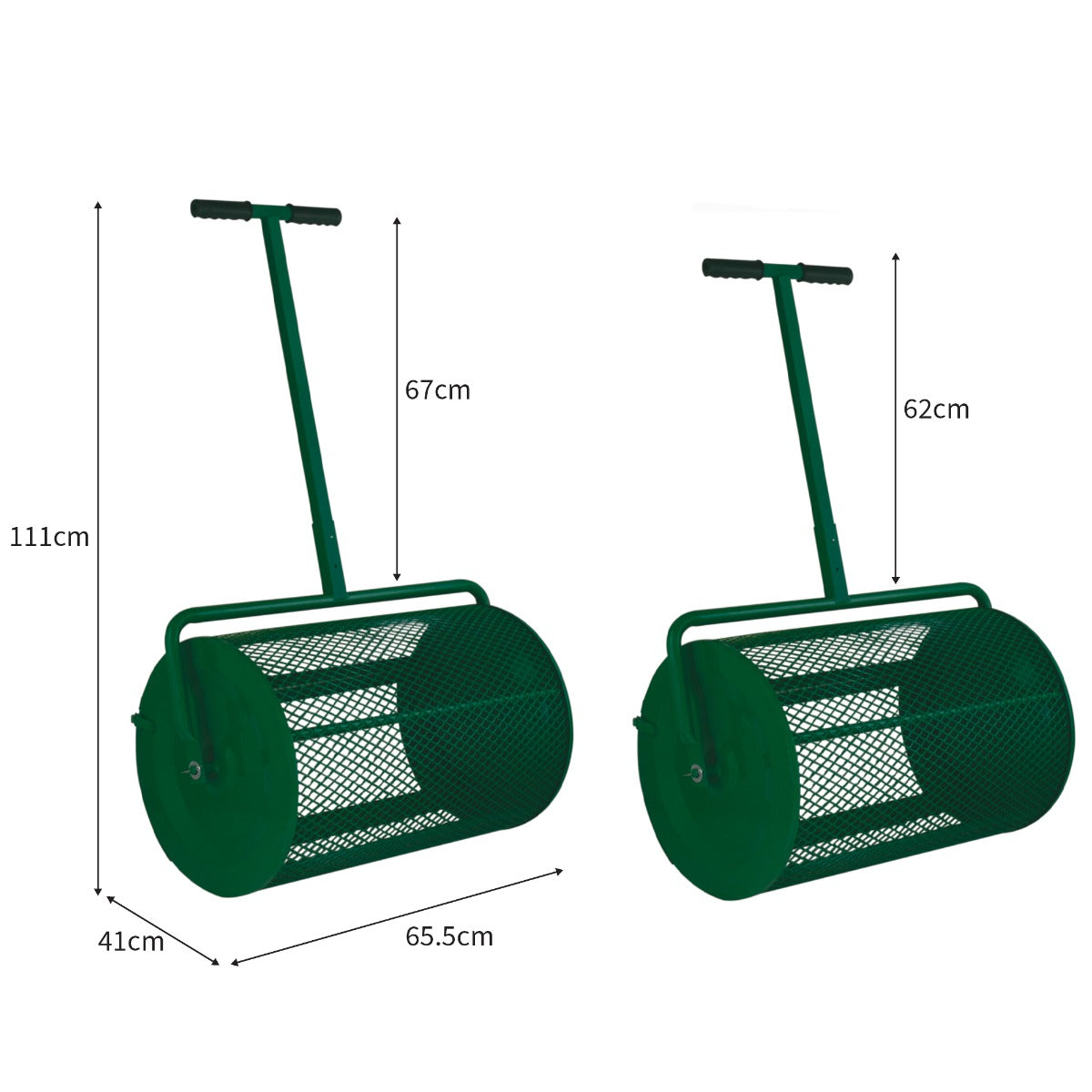 Compost & Peat Moss Spreader | Green