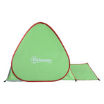 2-3 Person Pop Up Tent Camping Tent Sun Shade Shelter | Green