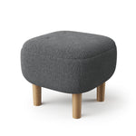 Footstool Pouffe Stool With Wooden Legs
