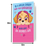 Paw Patrol Father's Day Card 'from Your Daughter' Official Product