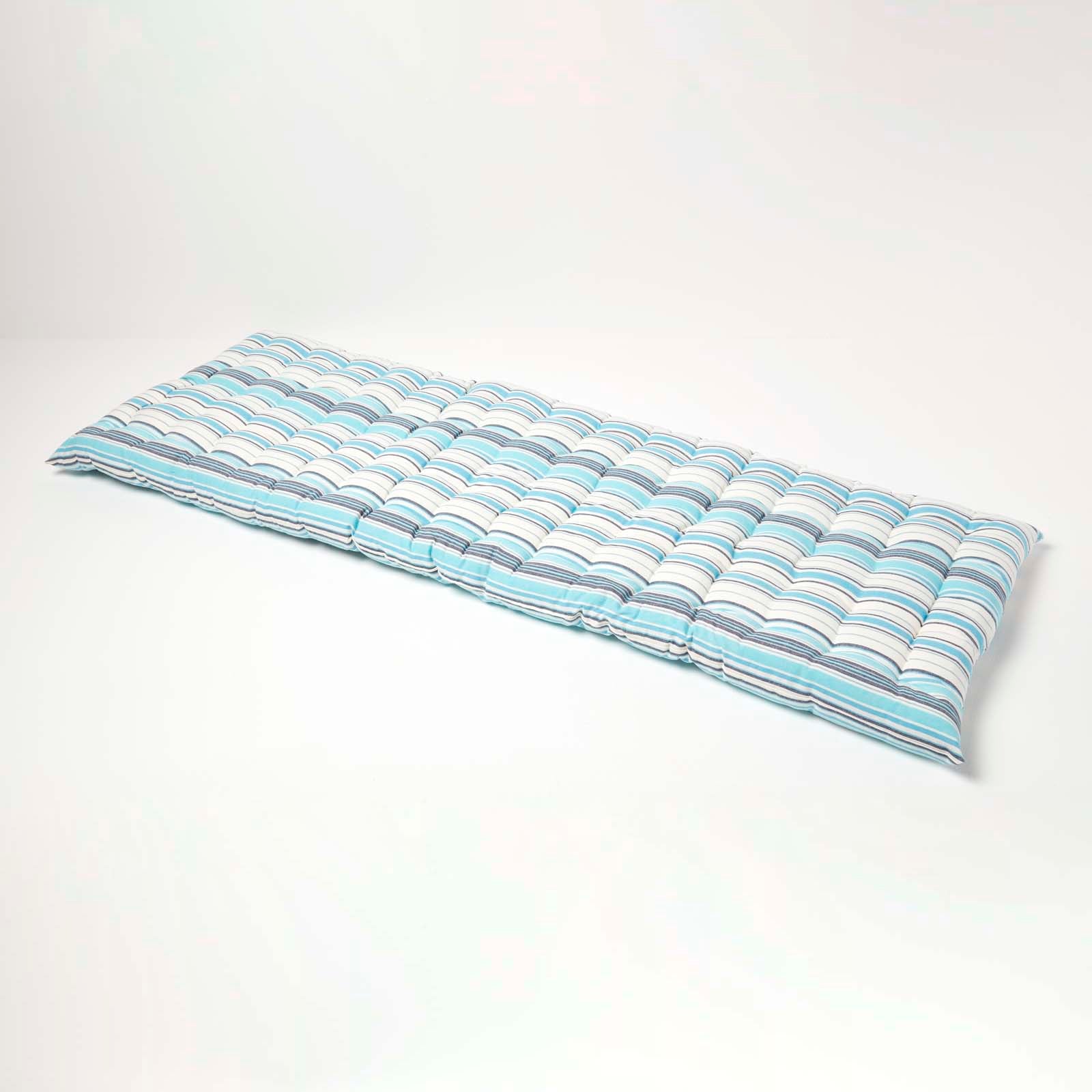 Striped Bench Cushion 2 & 3 Seater | 3 | Blue