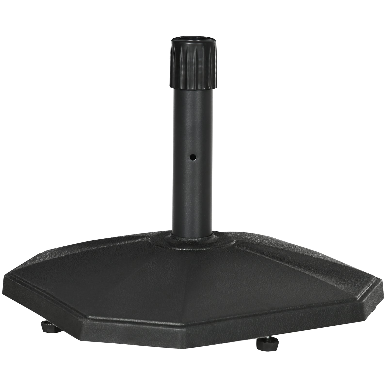 18kg Patio Parasol Base Concrete Stand, Black