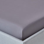 Egyptian Cotton Deep Fitted Sheet 200 Tc | Double | Dark Grey