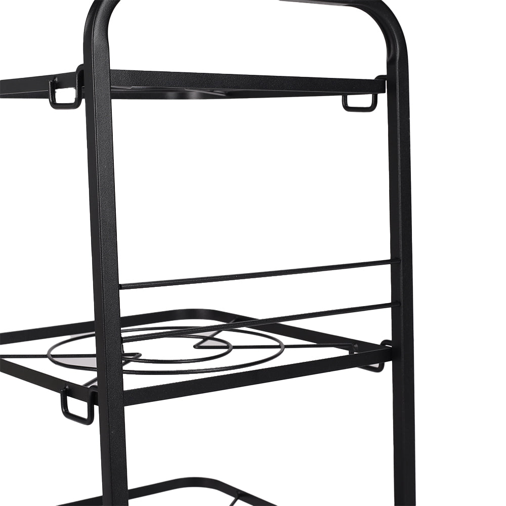 Kitchen Pot Pan Organizer Rack Adjustable Cookware Holder Stand