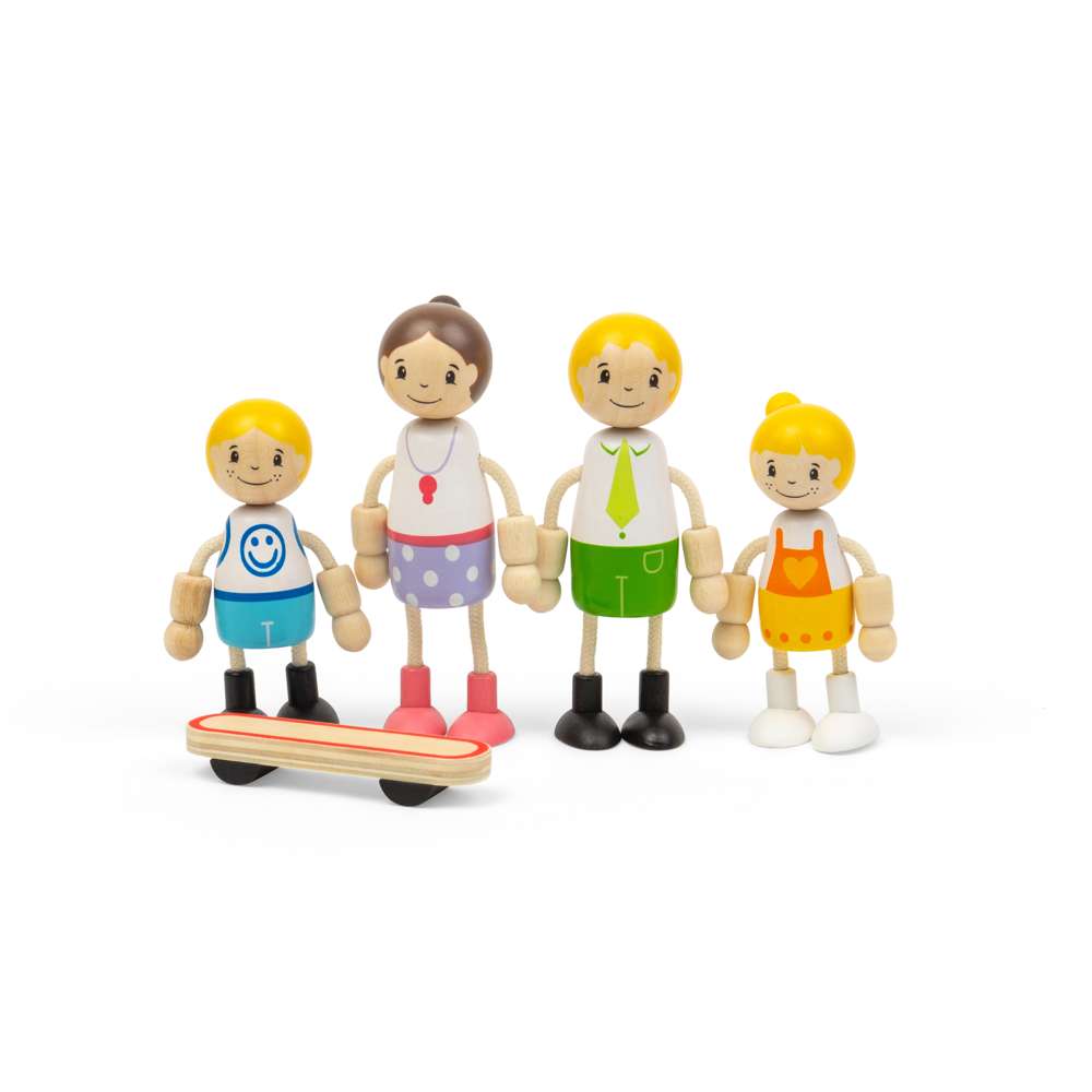 Tidlo White Family Dolls