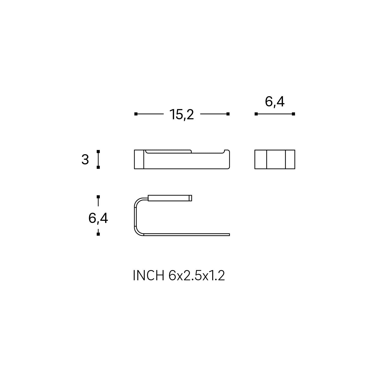 Toilet Roll Holder, Chrome, Self-adhesive Option, Nea Collection