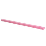Balance Beam Trainer 2.1m Kids Teens Suede | Pink