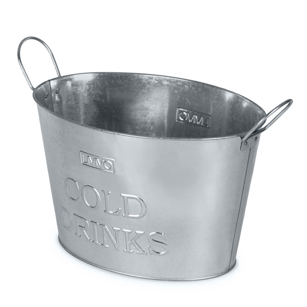Galvanised Ice Bucket & Champagne Bath