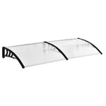 Outdoor Curved Window Canopy, 0.8x2m | White