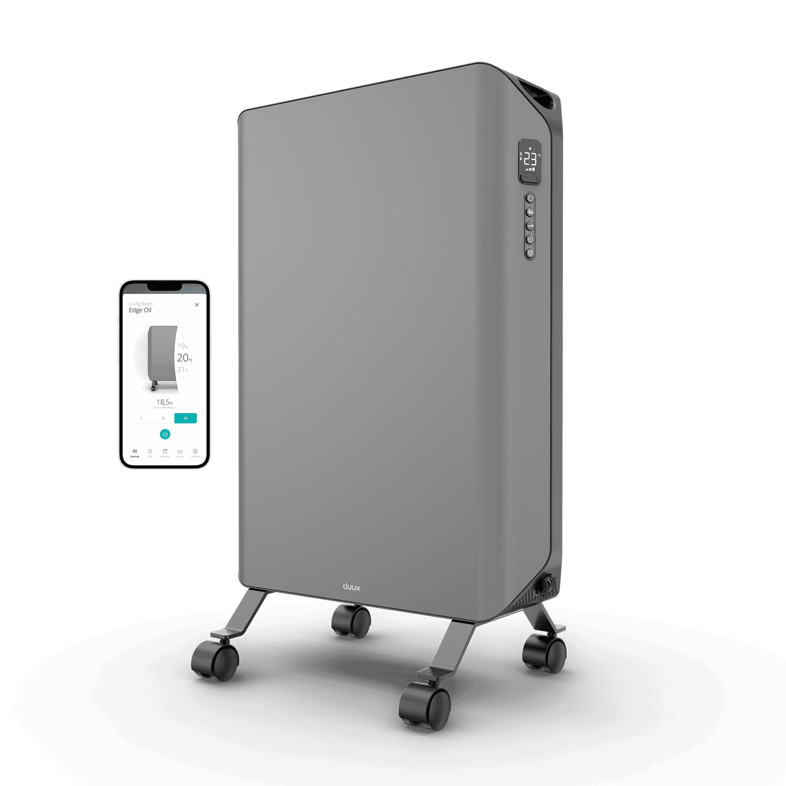 Edge Oil Radiator 2000w Heating Power | Grey