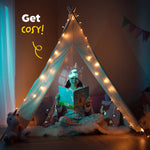 Glow In The Dark Pink Unicorn Hooded Blanket For Girls Boys And Kids