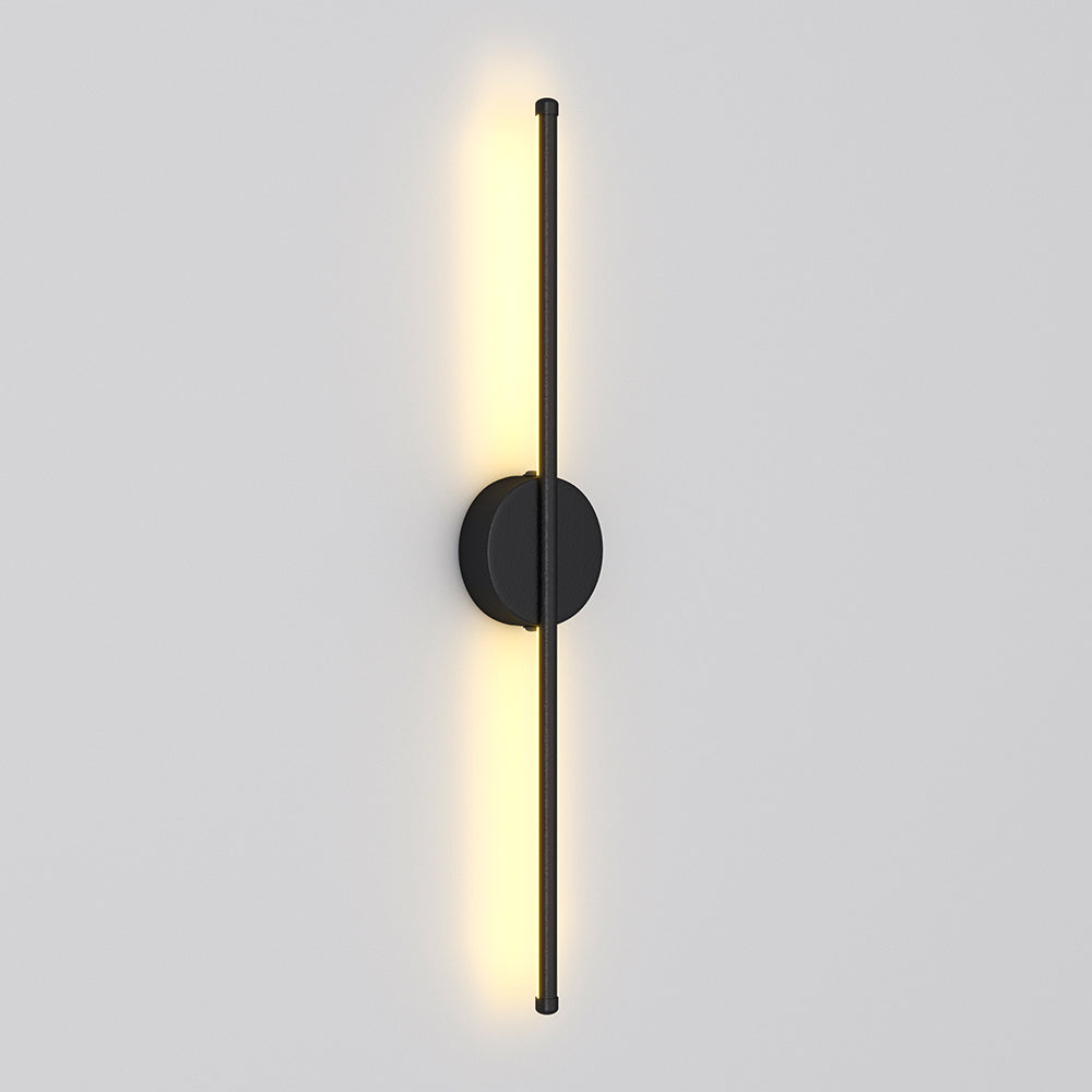 Minimalistic Linear Led Wall Sconce For Living Room Bedroom | Warm