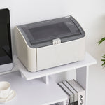 Computer Desk, Sliding Tray, Drawer | White