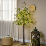 180cm Olive Tree Light White Artificial Tree