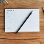 Weekly Or Monthly Check List Pad For Tasks, Goals, Notes, Meals & Reminders