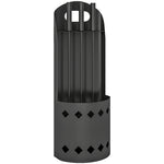 Outsunny 4 Pcs Fireplace Companion Set, Metal Fireside Companion Set