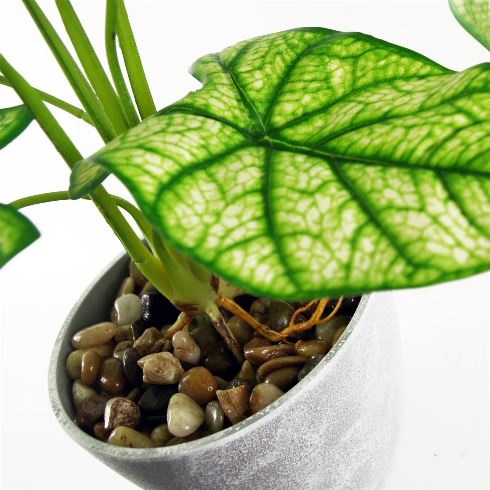 40cm Artificial Taro In Decorative Planter