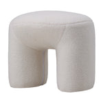 Breeins Modern Teddy Fleece Footstool