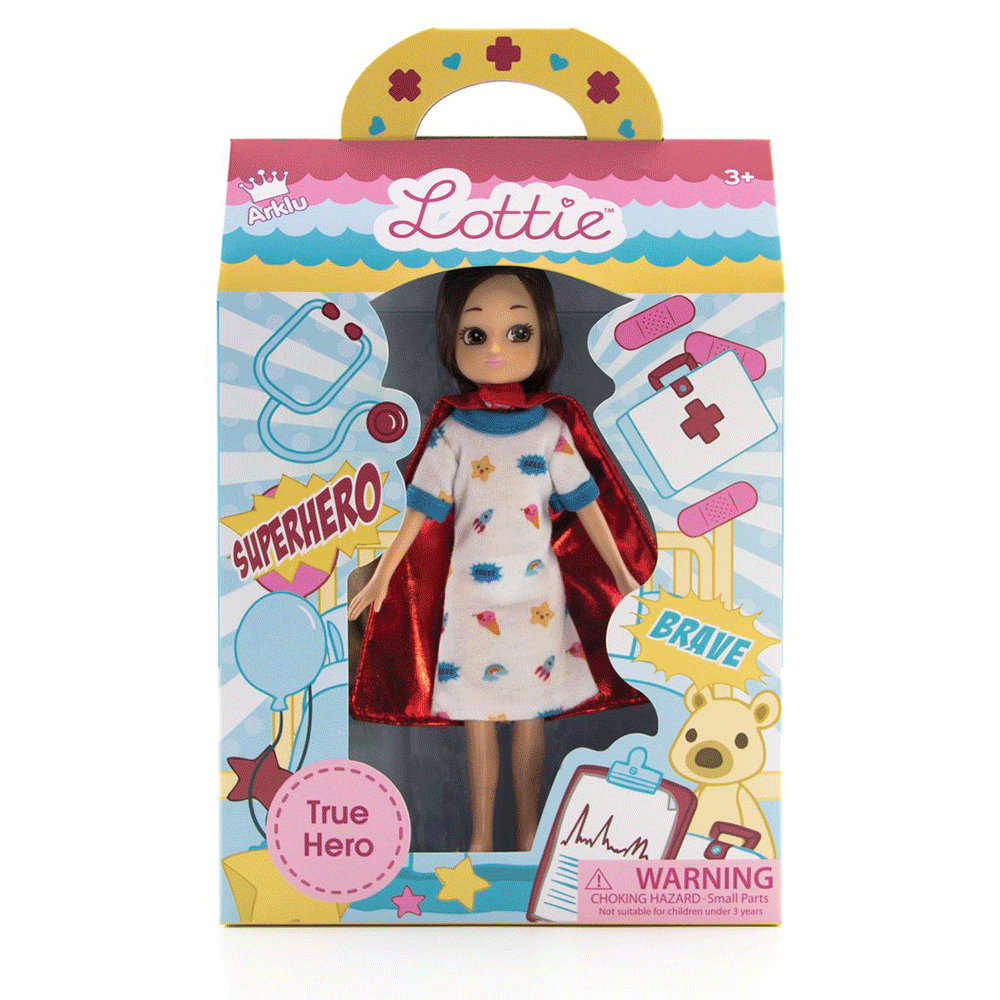 True Hero Doll with Red Cape and Accessories