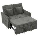 2 Seater Sofa Bed, 3-in-1 Convertible Pull Out Sofa Bed | Grey