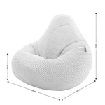 Kids Dalton Cord Bean Bag Chair | Navy Blue