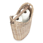 Wicker Bathroom Toilet Roll Holder