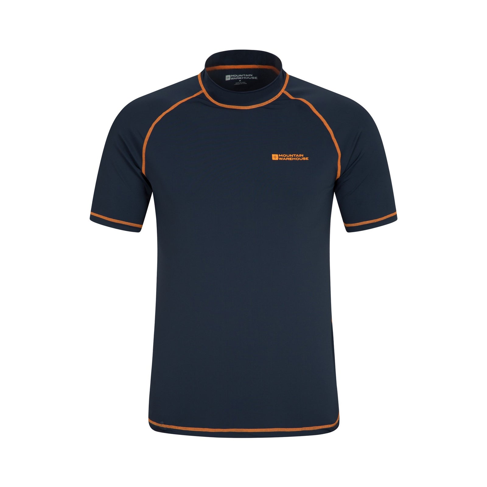Mens Contrast Rash Guard | Extra Large | NavyBlue