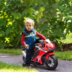Honda Licensed 6v Kids Electric Motorbike Ride On Car For 3-5 Years | Red